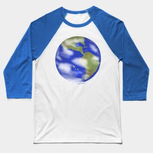 Planet Earth - Earth Day icon Baseball T-Shirt